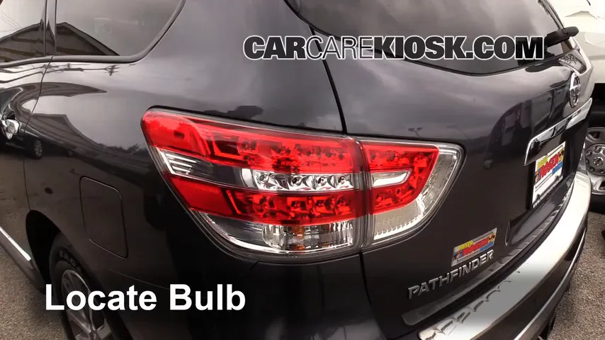 2014 Nissan Pathfinder SL Hybrid 2.5L 4 Cyl. Supercharged Lights Turn Signal - Rear (replace bulb)